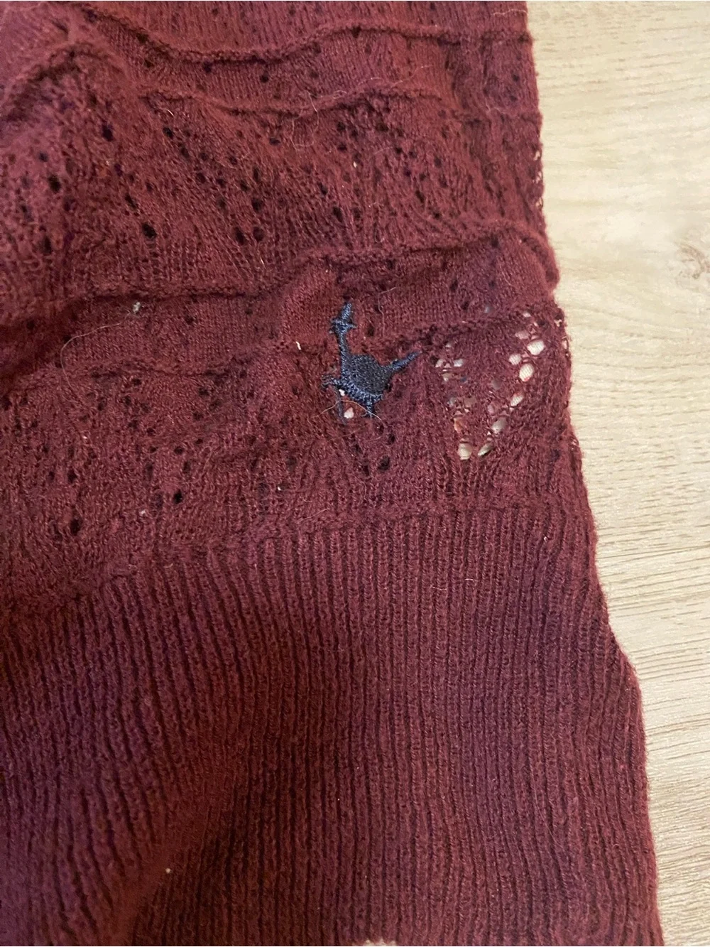 Burgundy Jack Wills Cardigan